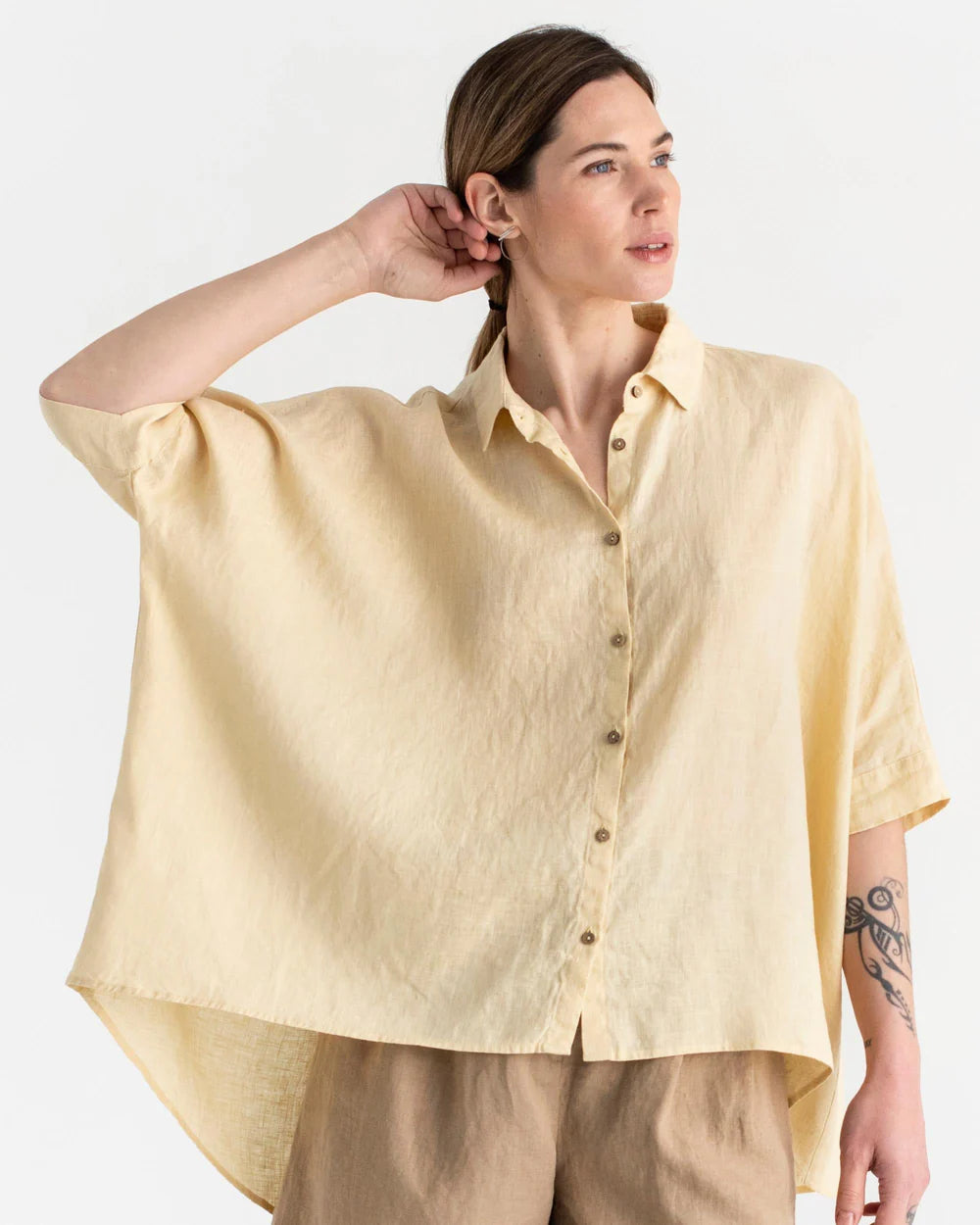 Hana-1 - Linen - Shirt 