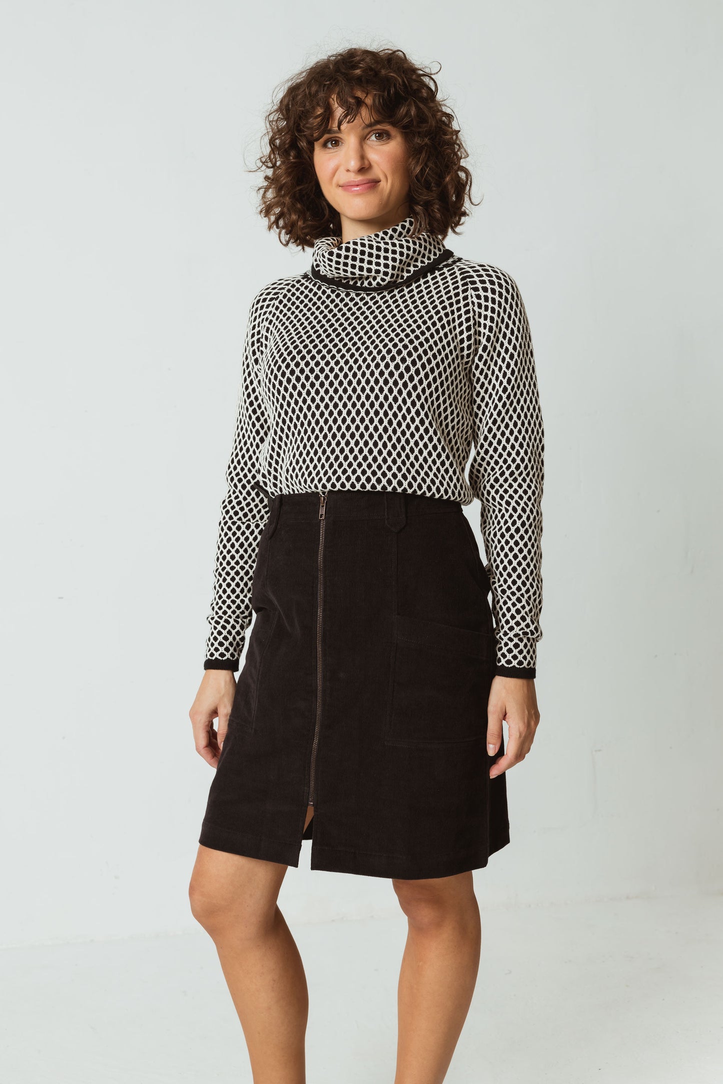 Ines - Velvet - Cotton - Skirt 